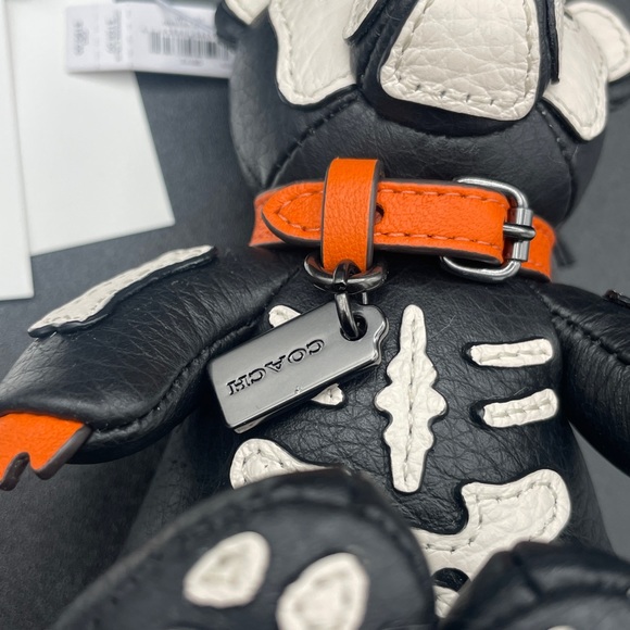 Coach Halloween Skeleton Bear Bag Charm - Picture 3 of 7